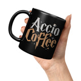 Accio Coffee 11oz Black Mug