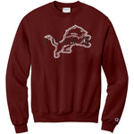 Brad Holmes Villain Lion Champion Sweatshirt