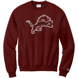 Brad Holmes Villain Lion Champion Sweatshirt