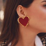 Stud Heart Earrings