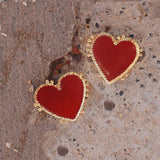 Stud Heart Earrings