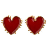 Stud Heart Earrings