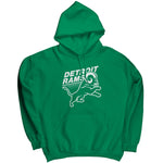 Detroit Rams Hoodie Sweatshirt
