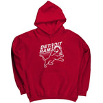 Detroit Rams Hoodie Sweatshirt