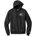 Girls Are Drugs Champion Hoodie Sweatshirt Black Double Print