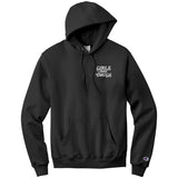 Girls Are Drugs Champion Hoodie Sweatshirt Black Double Print