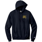Girls Are Drugs Champion Hoodie Sweatshirt Navy Double Print