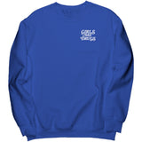 Girls Are Drugs Sweatshirt Royal Double Print