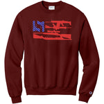 Guns And 69 Champion Sweatshirt