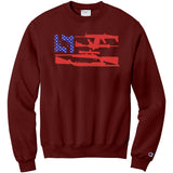 Guns And 69 Champion Sweatshirt