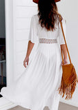 White Beach Maxi Dress