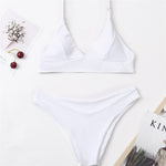 Active Solid Triangle Bikini