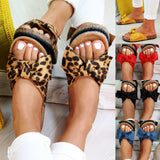 Butterfly Bow Slip On Sandals