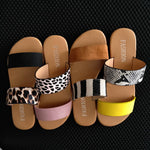 Summer Casual Animalier Woman Flat Sandals