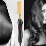 Straightener Electric Comb Hair