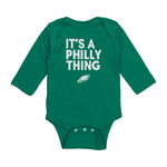 It's A Philly Thing Long Sleeve Kids Baby Bodysuit