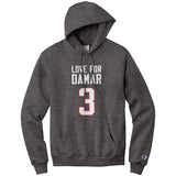 Love For 3 Damar Champion Hoodie Sweatshirt