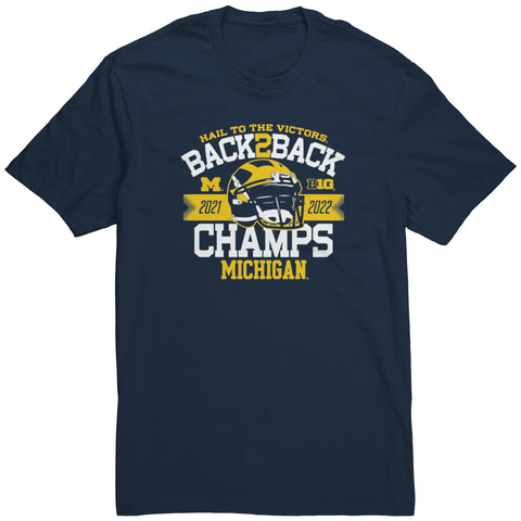 Michigan Big 10 Championship Back-To-Back Shirt