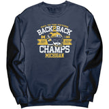 Michigan Big 10 Championship Back-To-Back Sweatshirt