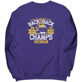 Michigan Big 10 Championship Back-To-Back Sweatshirt