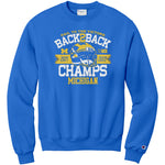 Michigan Big 10 Championship Back-To-Back Champion Sweatshirt