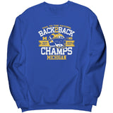 Michigan Big 10 Championship Back-To-Back Sweatshirt