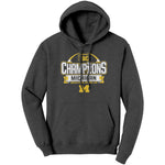 Michigan Big 10 Championship Hoodie Sweatshirt