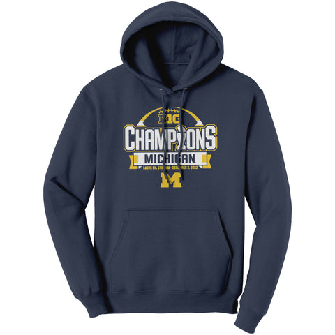 Michigan Big 10 Championship Hoodie Sweatshirt