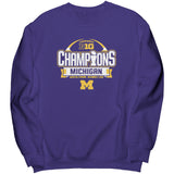 Michigan Big 10 Championship Sweatshirt