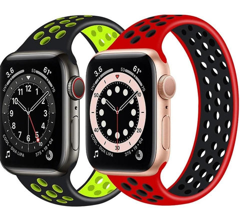 Elastic Silicone Apple Watch Band