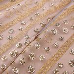 Fairytale Sequin V Neck Rose Gold Party Dress