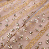 Fairytale Sequin V Neck Rose Gold Party Dress