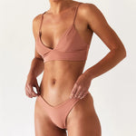 Active Solid Triangle Bikini