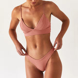 Active Solid Triangle Bikini