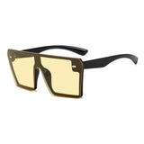 Oversize Square Sunglasses Flat Top Gradient