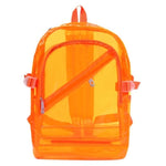 Waterproof PVC Transparent Backpacks Girls Jelly Bag