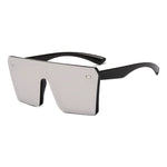 Oversize Square Sunglasses Flat Top Gradient