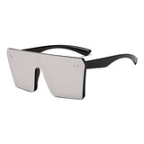 Oversize Square Sunglasses Flat Top Gradient