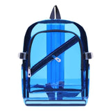 Waterproof PVC Transparent Backpacks Girls Jelly Bag