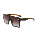 Oversize Square Sunglasses Flat Top Gradient