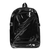 Waterproof PVC Transparent Backpacks Girls Jelly Bag