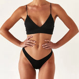 Active Solid Triangle Bikini