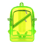 Waterproof PVC Transparent Backpacks Girls Jelly Bag